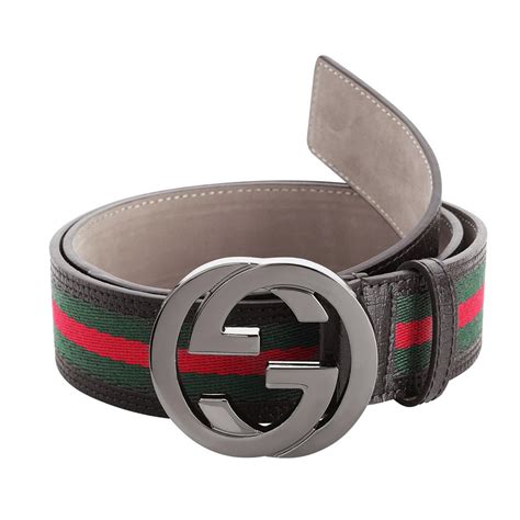 gucci belt green red stripe|Gucci reversible belt women.